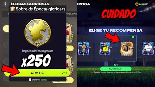 ¡HAZ ESTO Y RECLAMA GRATIS 250 FRAGMENTOS ÉPOCAS GLORIOSAS + BUG EN PRÓRROGA! FC MOBILE 26