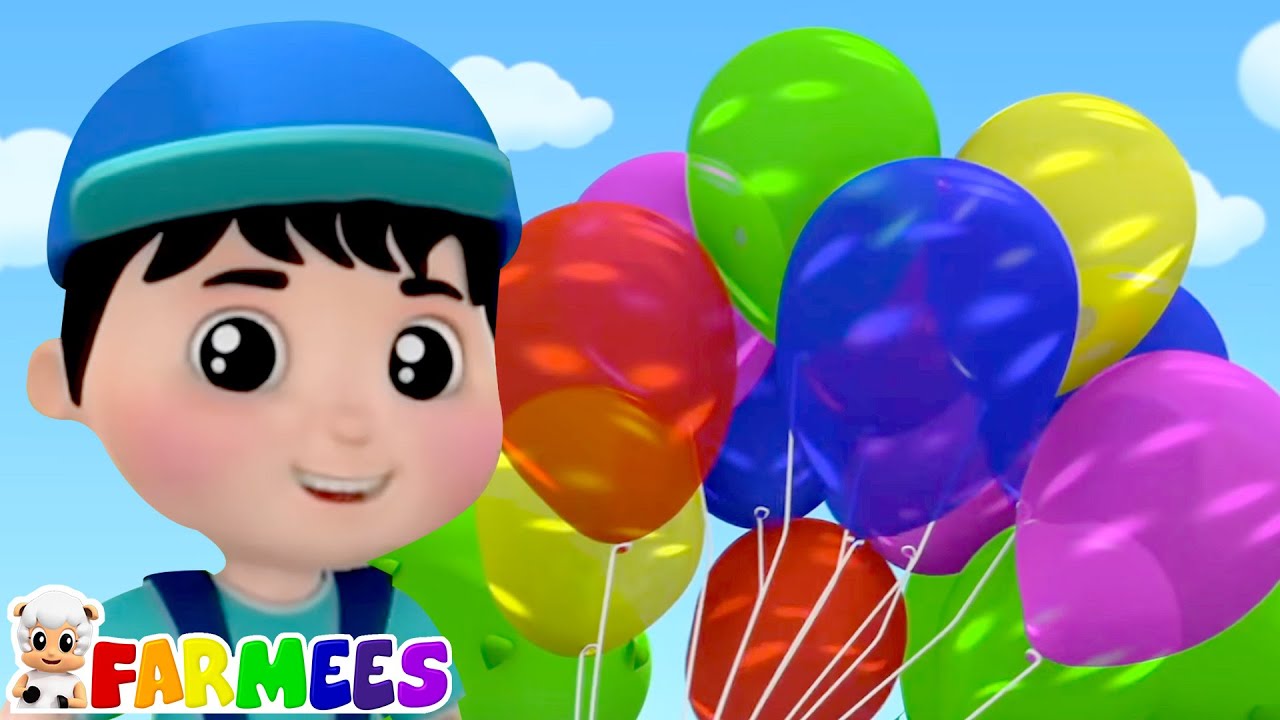 Lagu Balon Untuk Anak-Anak + Lebih Banyak Sajak Prasekolah dan Video Kartun