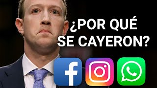 POR QUE SE CAYÓ WHATSAPP, FACEBOOK E INSTAGRAM LA VERDAD