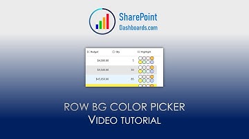 Row Background Color Picker in SharePoint Online Microsoft Lists Modern List View