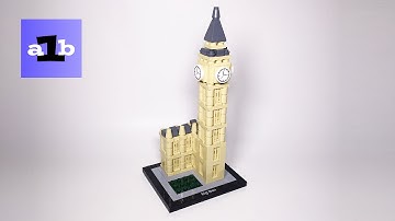 LEGO ARCHITECTURE Series 21013 Big Ben Time Lapse Build
