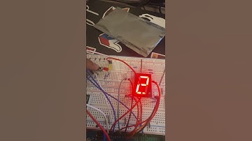 4 bit binary input seven segment display