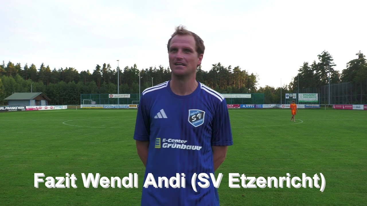 Toto Pokal 1.Runde SV Etzenricht gegen SV Schwandorf-Ettammnsdorf