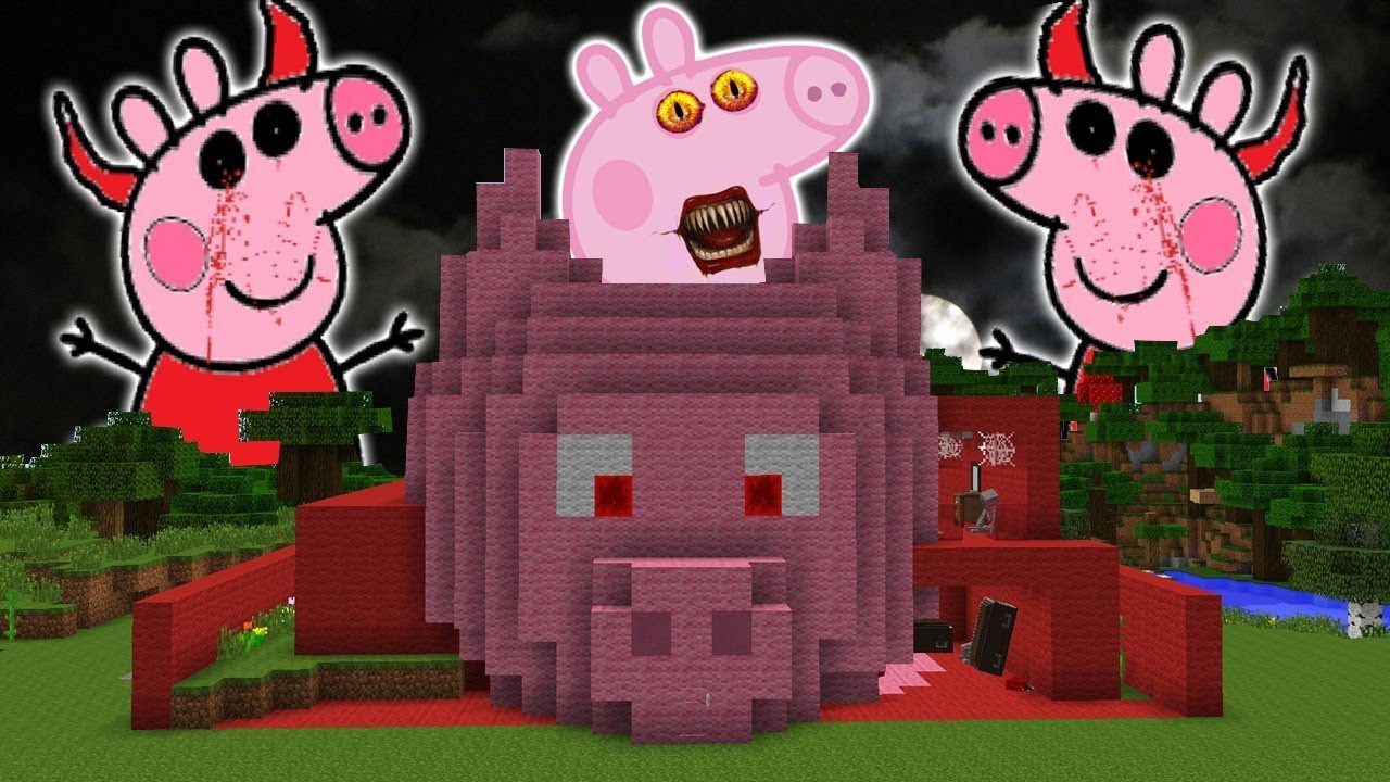 VISITEI A CASA DA PEPPA PIG DE VERDADE NO MINECRAFT! 