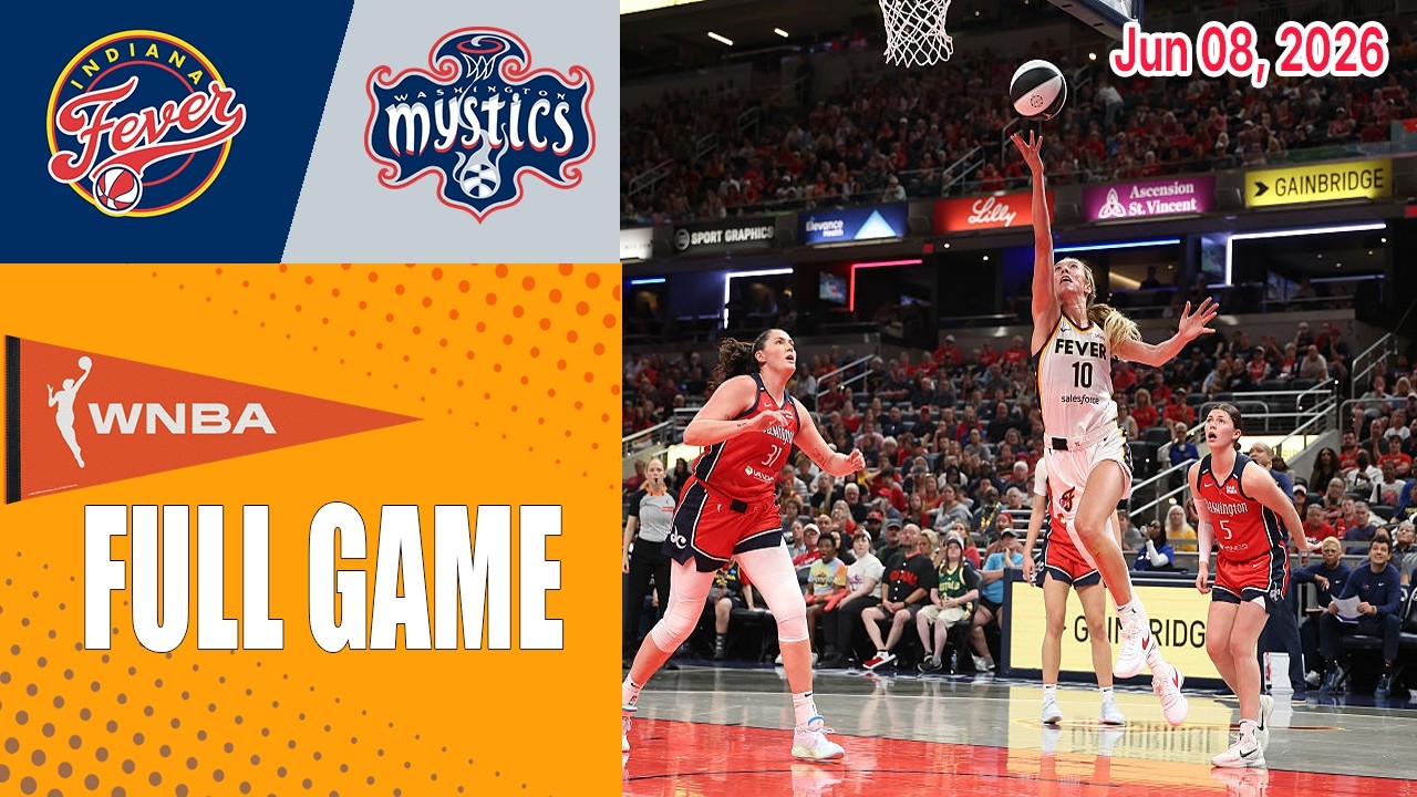 Indiana Fever vs Washington Mystics | FULL Game Highlights | Jun 08, 2026 | WNBA Commissioner's Cup