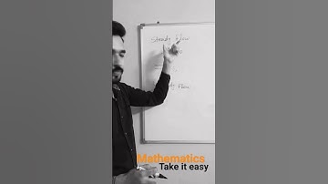 Steady and Unsteady flow// Fluid dynamics// Mathematics