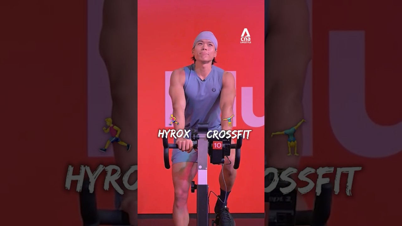 Physical: 100 star Amotti plays 'this or that' while cycling