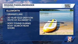 Missing Ellsworth Paddleboarder found dead