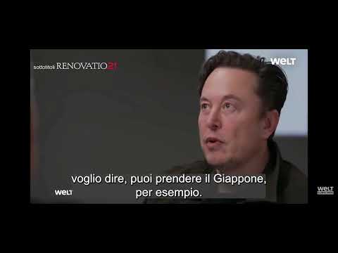 Elon Musk sul crollo della popolazione