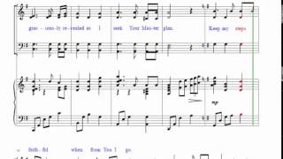Grace by Carolyn Hamlin SATB voices Choir chords