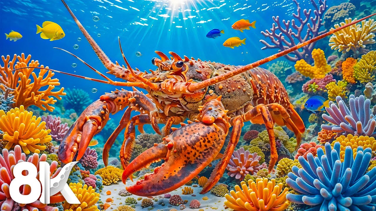 Aquarium World 8K – A Gentle Journey Through Vibrant Ocean Life for Peaceful Sleep