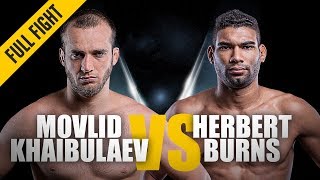 ONE: Full Fight | Movlid Khaibulaev vs. Herbert Burns | Dominant Debut | February 2017