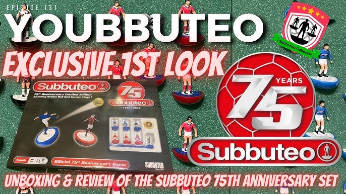 Unboxing & Review of Brand New Official Diego Maradona Subbuteo Set on  Youbbuteo 