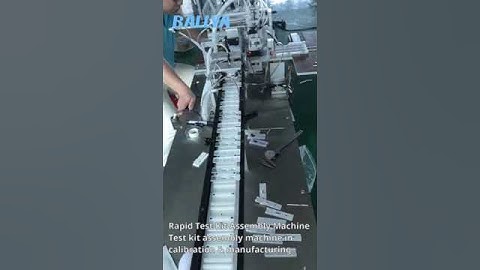 rapid test assembly machine in calibration and manufacturing-test kit assembly machine -BALLYA