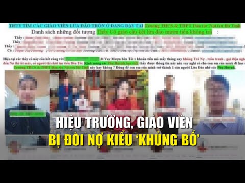Video Hà Tĩnh: Lãnh đạo phòng GĐ-ĐT, hiệu trưởng và giáo... - youtube