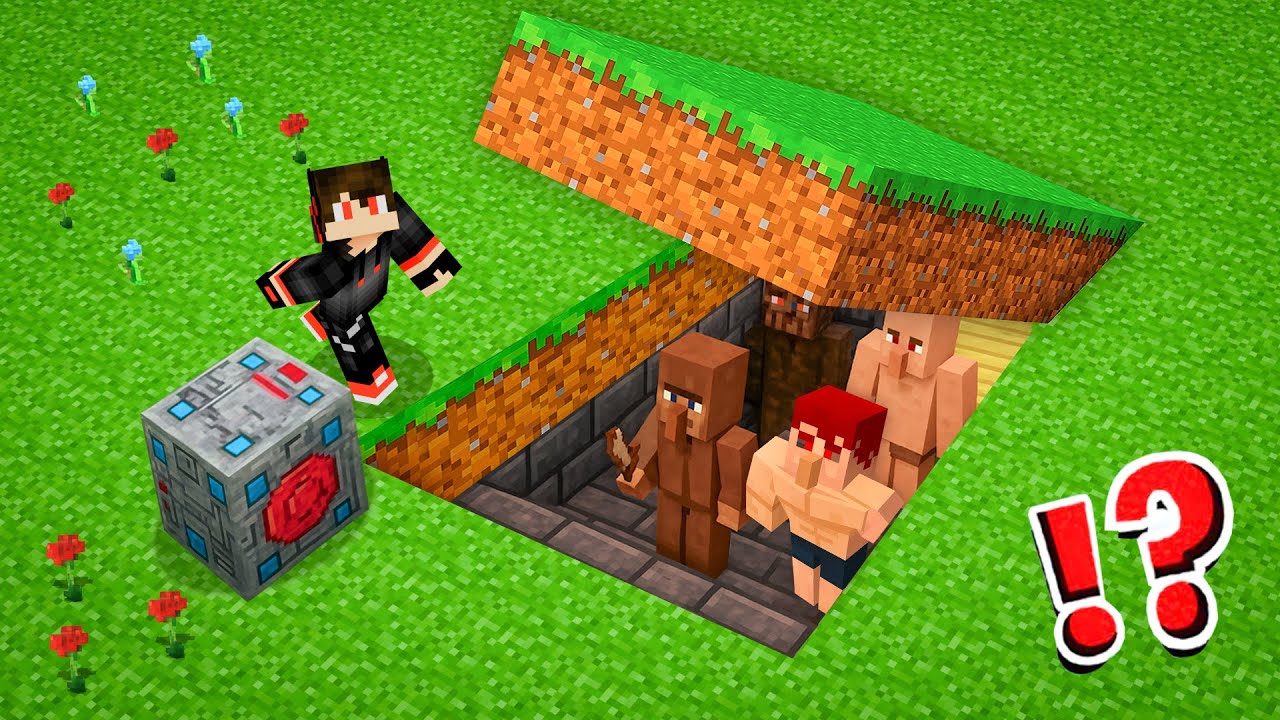 I Found Secret Base of Evil Villagers in Minecraft !