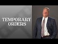 What is a temporary order hearing in texas  scroggins law group pllc