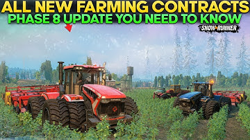 New Huge Phase 8 Update All New Contracts In Farming Region SnowRunner Everything You Need To Know