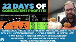 No Red October!  22nd Green Day +$1,421.42