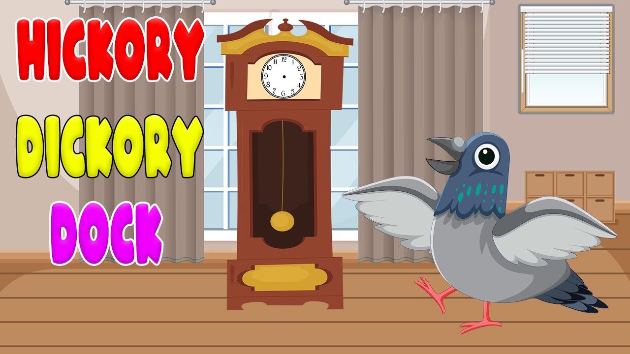Hickory Dickory Dock With Lyrics And Action | Nursery Rhymes Box ...