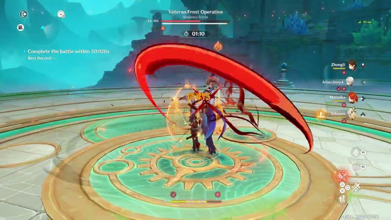 Stygian Onslaught Fearless - Veteran Frost Operative [Genshin Impact]