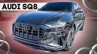 REBUILDING A CRASHED 2022 AUDI SQ8 FRONT END DAMAGE Wrecked Audi Q8 Restoration Complete Body Interior Engine Rebuild
