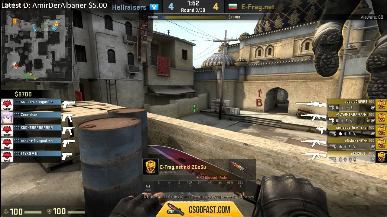 DH Leipzig Qualifier: HellRaisers vs E-Frag (Dust2)