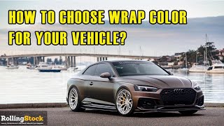 How To Choose Wrap Color For Your Vehicle | 2019 Audi RS5 wrapped in KPMF film