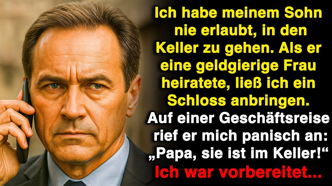 Als mein Sohn eine geldgierige Frau heiratete, verschloss ich den Keller mit Code – doch dann…