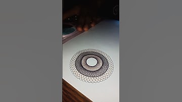 how to draw a spirograph design #like #subscribe#spirograpg #spiral art#spiral art design