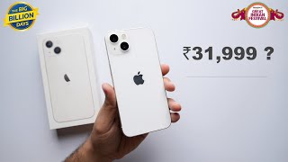 iPhone 13 Under 35K in 2025 | Wait For BBD or Amazon Great Indian Festival Sale? (HINDI)