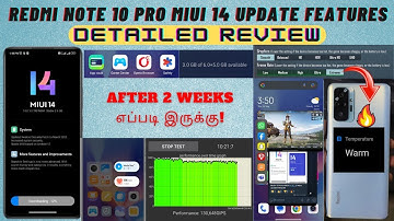 MIUI 14 Features Detailed Review | Redmi Note 10 Pro/Max MIUI 14 Update | #tamil