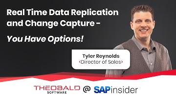 Theobald Software @SAPinsider 2024: Capturing SAP data in near-real time
