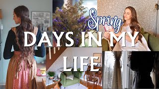 SPRING DAYS IN MY LIFE | homemaking, cozy moments, book nook
