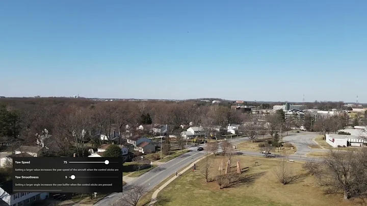 DJI Fly app – Yaw Speed & Smoothness Settings