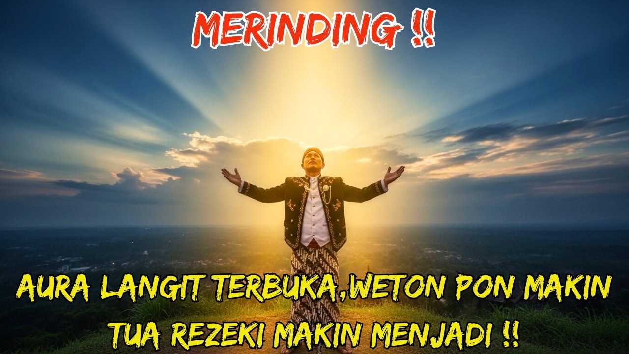 Weton Terpilih !! RAHASIA BESAR WETON PON TERBONGKAR! MAKIN TUA MAKIN DIBURU REZEKI TANPA HENTI!