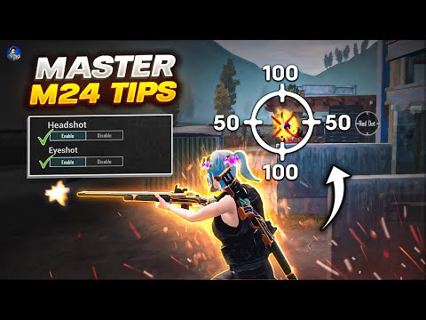 ?Insane Tips And Tricks To Improve M24 Skills | M24 Eye Shot (GUIDE) BGMI