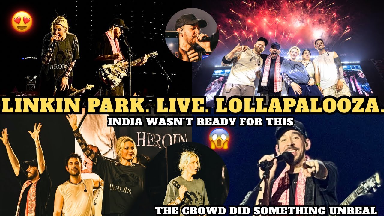 Linkin Park Live at Lollapalooza India 2026 🇮🇳 | 100000 Voices Sang Together 