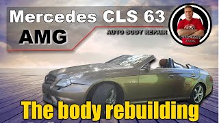 видео: Mercedes CLS63 AMG. Body rebuilding. Ремонт кузова. картинка: Mercedes CLS63 AMG. Body rebuilding. Ремонт кузова.