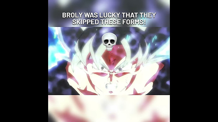 BROLY WAS LUCKY THAT THEY SKIPPED THESE FORMS ☠️ | #goku #form #vegeta #mui #supersaiyan #dbs #broly