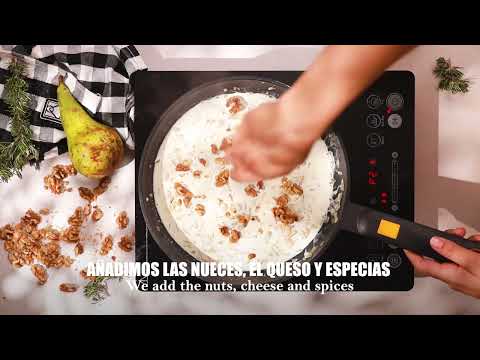 Pasta de pera con nueces