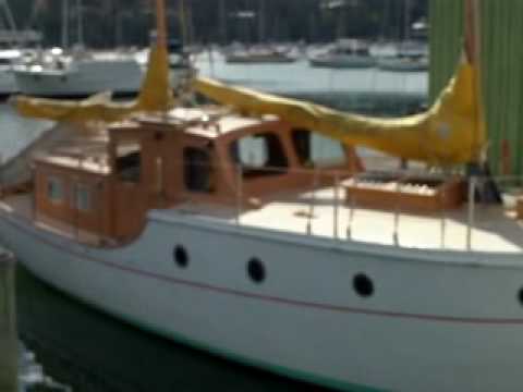 classic wooden boat built by my grandfather by hand from ...