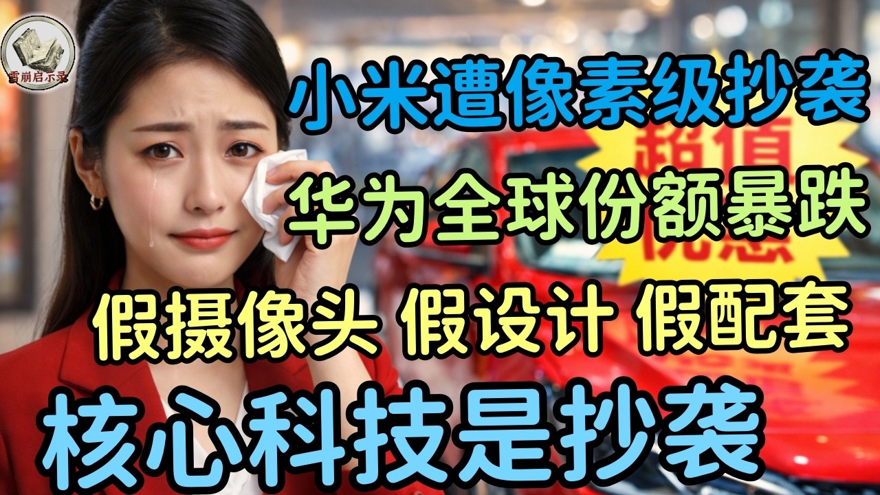 华为抄小米，小米抄保时捷，保时捷哭晕厕所，谁才是真·假货？华为全球市场份额从16%暴跌至4%——两年蒸发了75%的江山