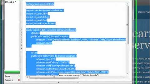 TrainingRite.com Selenium Learning Videos - Selenium IDE Video 4