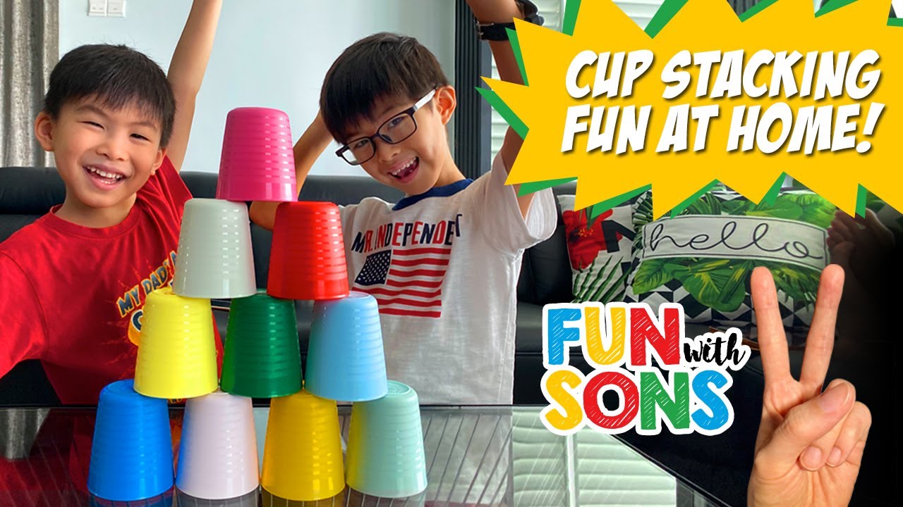 Fun Indoor Game | Sport Stacking / Cup Stacking / Speed Stacking With IKEA Cups