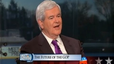 Newt Gingrich: GOP Unable to Compete with Hillary Clinton 2016