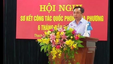 Thạch Thất sơ kết công tác Quân sự quốc phòng địa phương 6 tháng đầu năm 2021