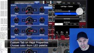 Custom Page Colors: Advanced Design Feature in MIDI Designer 1.6
