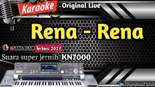 Rena - Rena || Karaoke Dangdut Drum Paling Asik (HD Versi Live 2023)