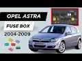Opel Astra H 2004 2009 Fuse Box Diagram Locations
